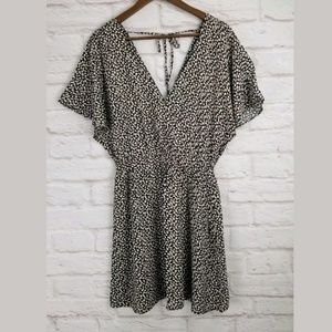 & Other Stories Printed Surplice Dress